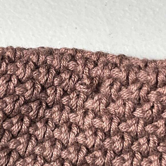 Willow Cardigan Sweater M Brown Heavy Knit Cotton Boho Lagenlook Wooden Buttons - Picture 8 of 14